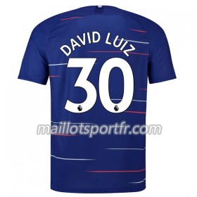 Maillot de Foot Chelsea David Luiz 30 Domicile 2018/19
